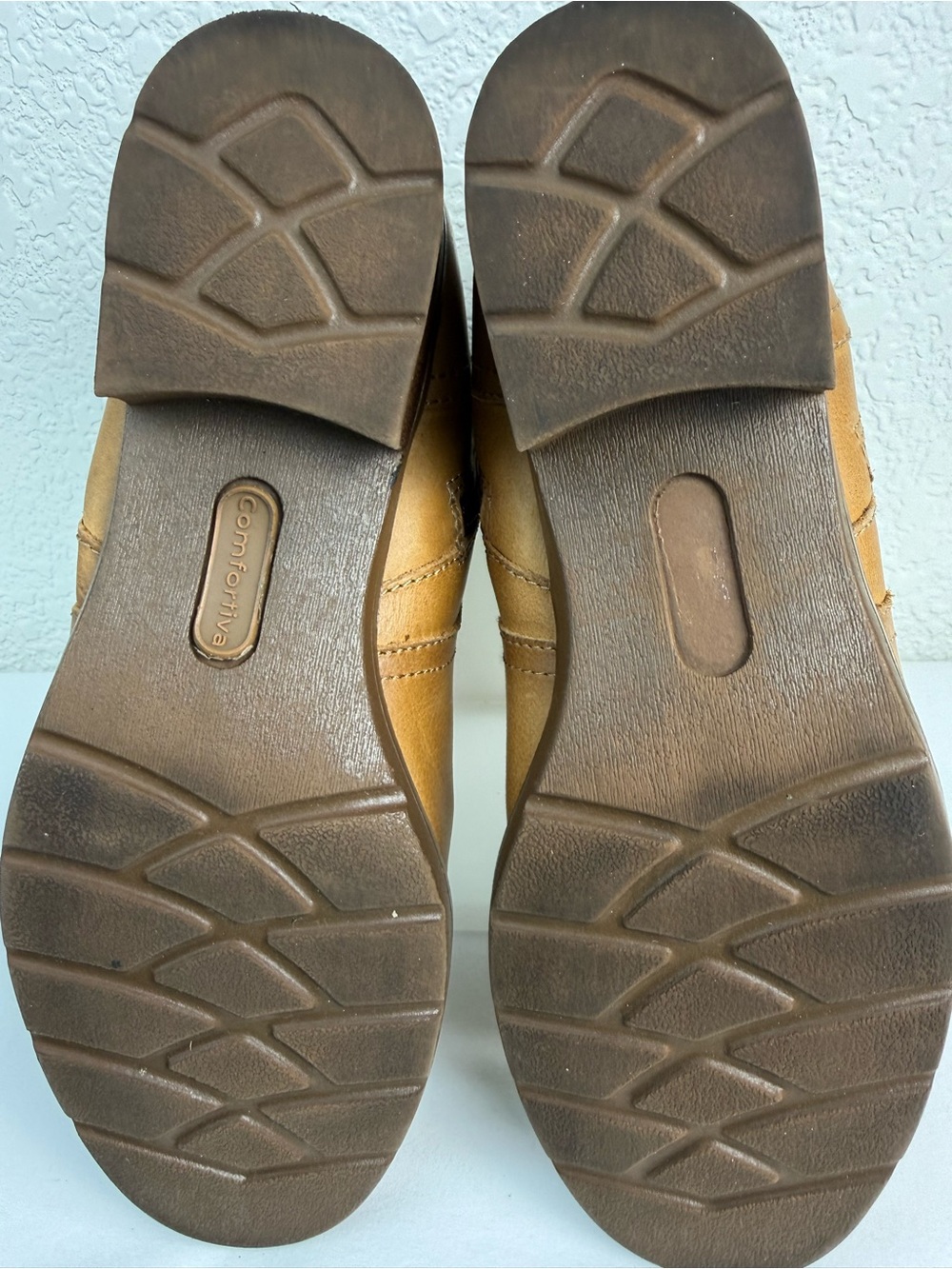 Comfortiva | Leather Ankle Booties | Leopard Zip Accent | 9W - Picture 9 of 13